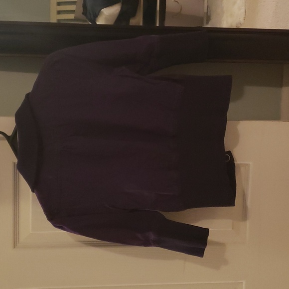 Miley Cyrus & Max Azria, Medium, Dark Purple, Snap Up Top - Picture 2 of 2